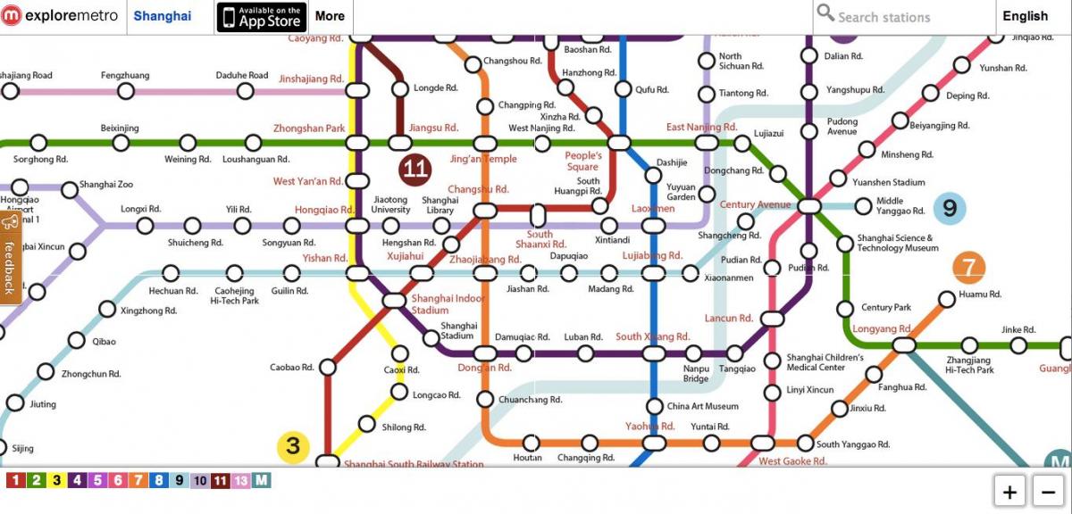베이징 지하철 노선도를 탐험