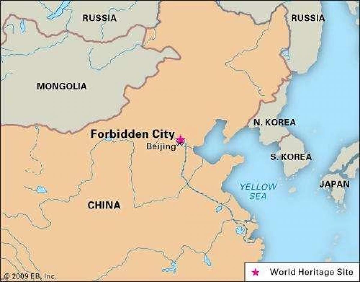 고궁 중국 지도
