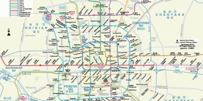 베이징 mtr 지도