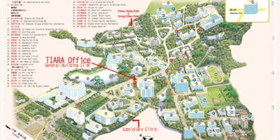 청화 대학교 캠퍼스 지도
