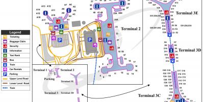베이징 국제 공항 터미널 3map